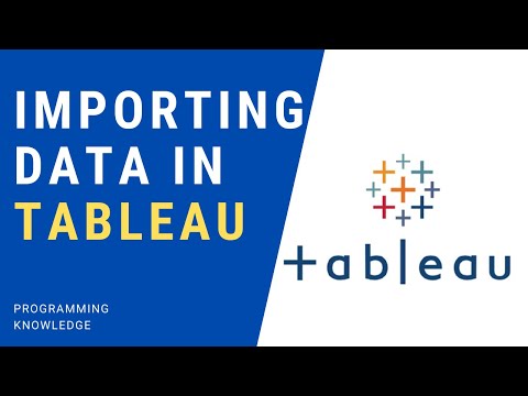 Tableau Tutorial for Beginners 5 Importing Data in Tableau