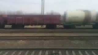 preview picture of video 'Time lapse train Petropavlovsk - Almaty'
