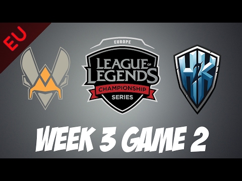 Vitality vs. H2k | Game 2 | HIGHLIGHTS | EU LCS W3D2 2017 Spring split