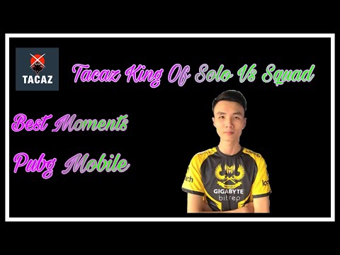 Tacaz King Of Solo Vs Squad | Best 5 squad wipe | Lintox gaming