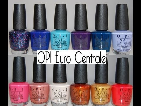 OPI - Euro centrale Spring/Summer collection 2013 - swatch video
