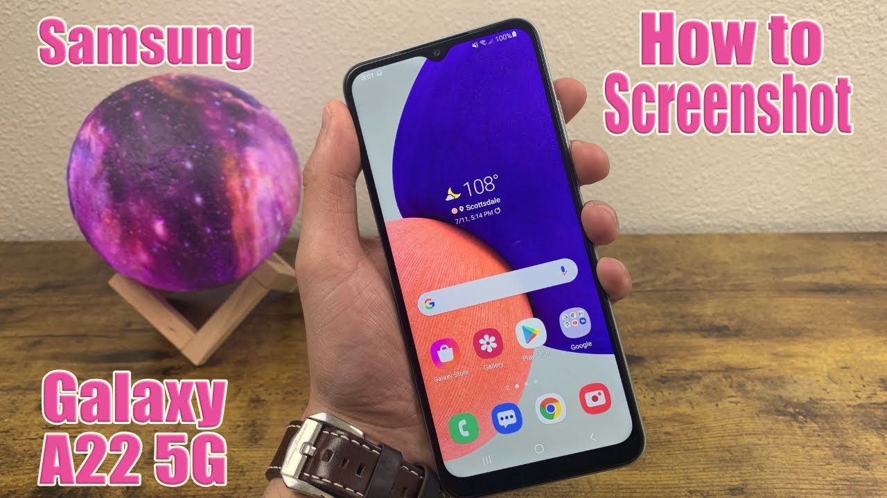 Samsung Galaxy A22 5G - How to Screenshot