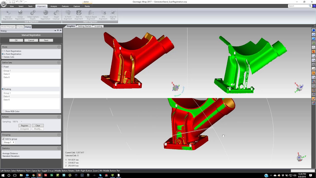Complete Geomagic Wrap basic workflow demonstration