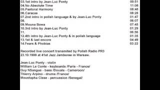 Jean-Luc Ponty - 41st Jazz Jamboree 23.10.1999 - 04.No Absolute Time