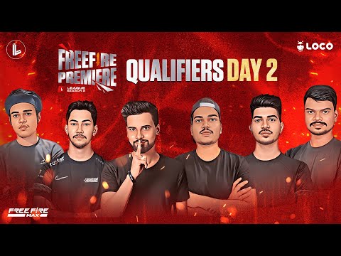 Freefire Premiere League Qualifiers | Season 2 | Day 2 Ft. Fozyajay , Iconic , Pahadi , Pvs , Legend