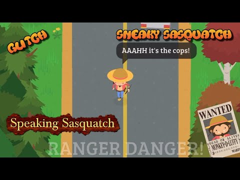 Sneaky Sasquatch Glitch - Speaking Sasquatch, It's the cops! [Dinsun Video]