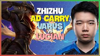 ZhiZhu Varus : His ONE SHOT WRECKING Lucian - Challenger Elo