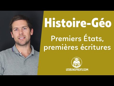 Premiers États, premières écritures