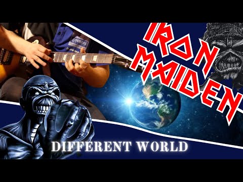 Iron Maiden - Different World - Adrian Smith Guitar Solo Cover (Gibson Les Paul Tribute Futur)