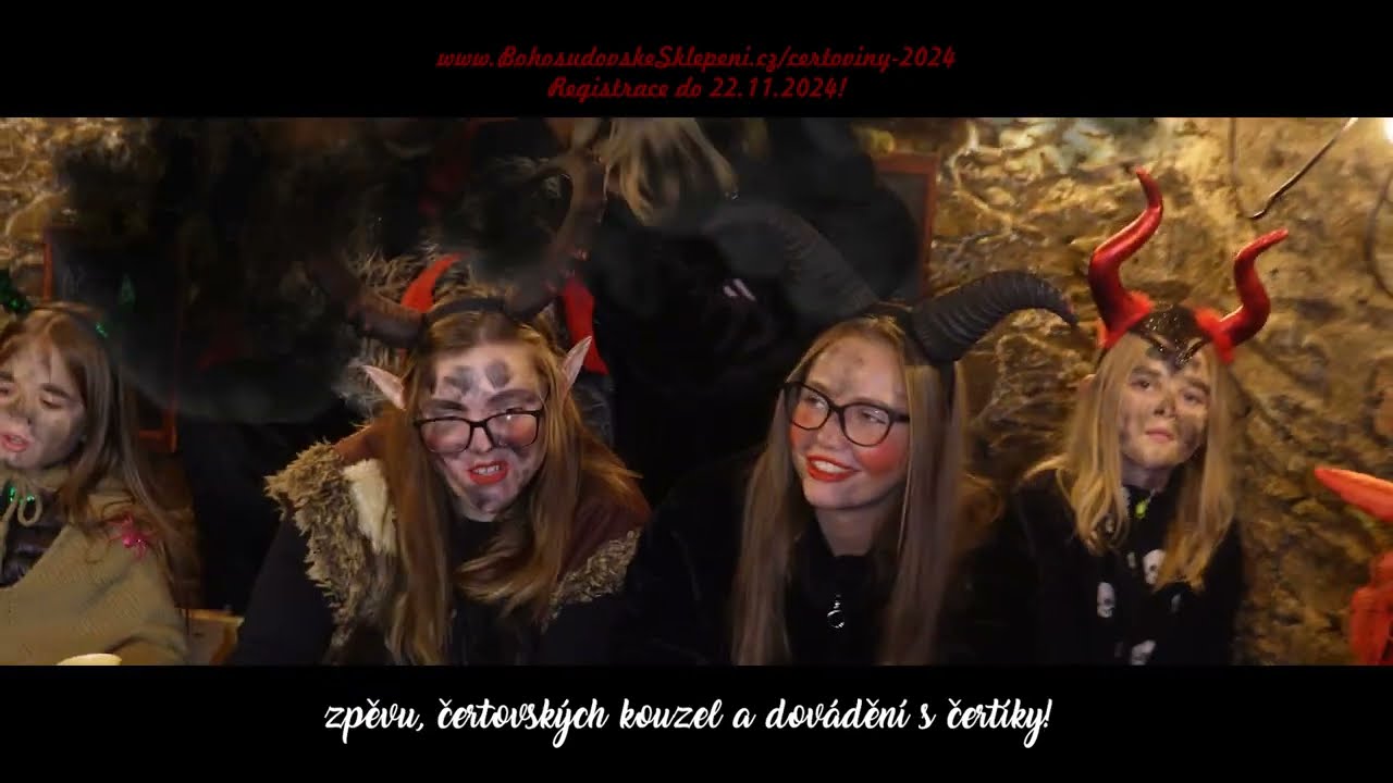 Náhled videa Čertoviny 2024 / Pozvánka do Bohosudovského sklepení v Krupce u Teplic