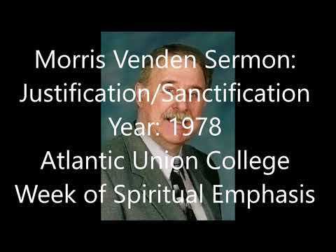 Morris Venden @ Atlantic Union College 1978 - Justification/Sanctification