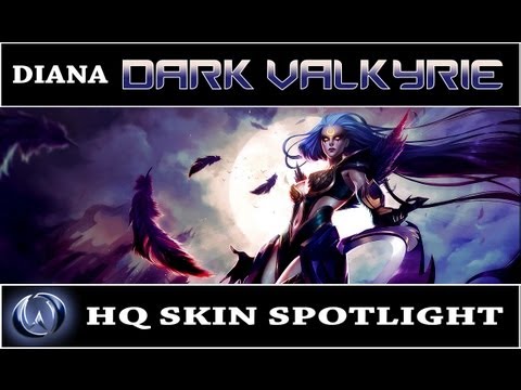 League of Legends: Dark Valkyrie Diana (HQ Skin Spotlight)