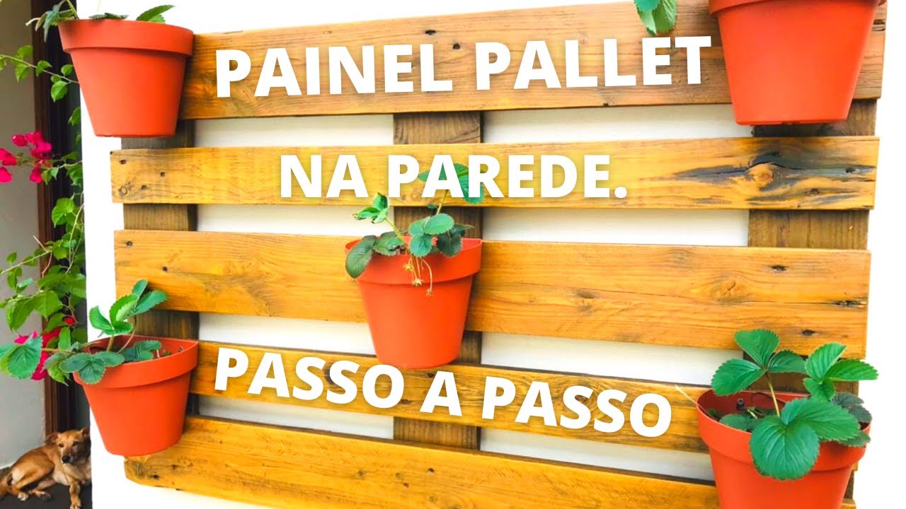 JARDIM VERTICAL COM PALLET.