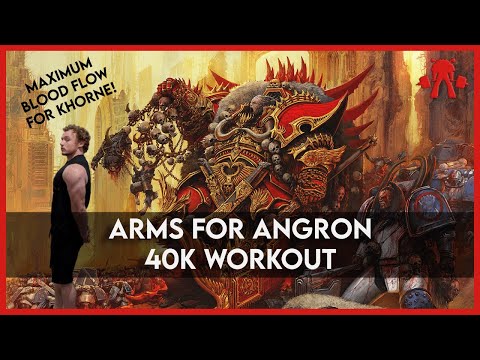 WARHAMMER WORKOUT - Arm day, World Eaters lore and Physique update.