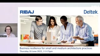 RIBAJ: What leaders of small and medium practices need to know about business resilience