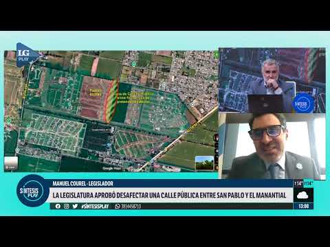 La desafectación de una calle proyectada entre las comunas de El Manantial y San Pablo