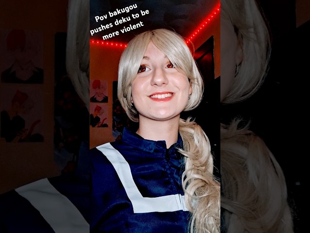 Vídeo relacionado con FeMereina My Hero Academia Bakugou Katsuki Cosplay Disfraz de animadora uniforme de porrista corto corto conjunto