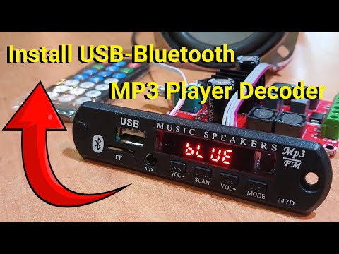 how to install Bluetooth MP3 Player Decoder for amplifier