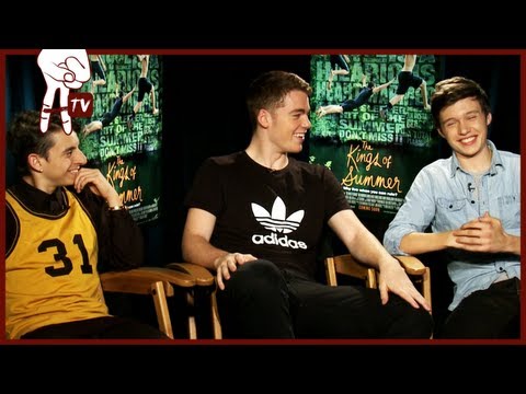 Moises Arias and Nick Robinson at the KINGS OF SUMMER junket - EXCLUSIVE INTERVIEW