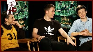 Moises Arias and Nick Robinson at the KINGS OF SUMMER junket - EXCLUSIVE INTERVIEW