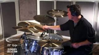 Video thumbnail for 22" Crescent Element Ride by SABIAN by SABIAN Cymbals