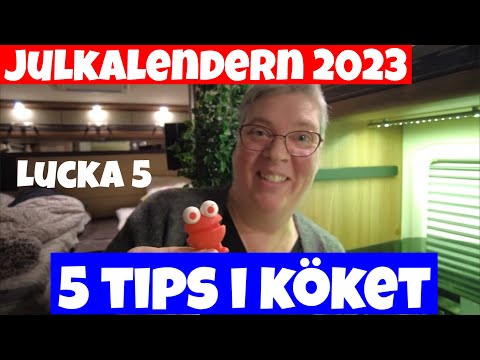5 snabba tips i köket med Lena! Julkalender 2023 - Lucka 5 #husbilsliv  #husbilsresor  #husbilstips