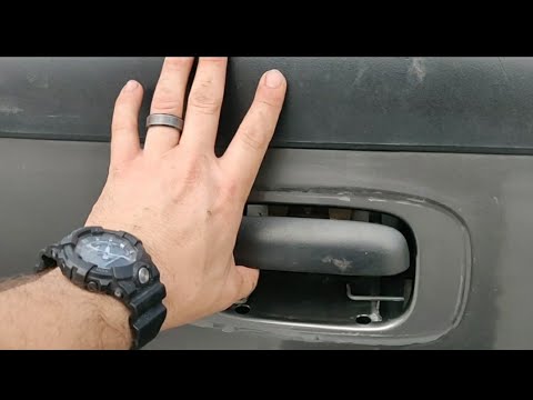 99-2007 GMC Sierra Chevy Silverado tailgate latch change 2001 z71