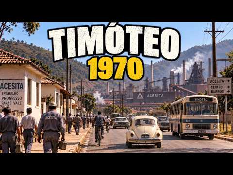 Assim Era Viver em TIMÓTEO em 1970 — Quando a ACESITA Movia a Cidade e o AÇO Dominava Tudo