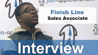 Finish Line Interview - Sales Associate