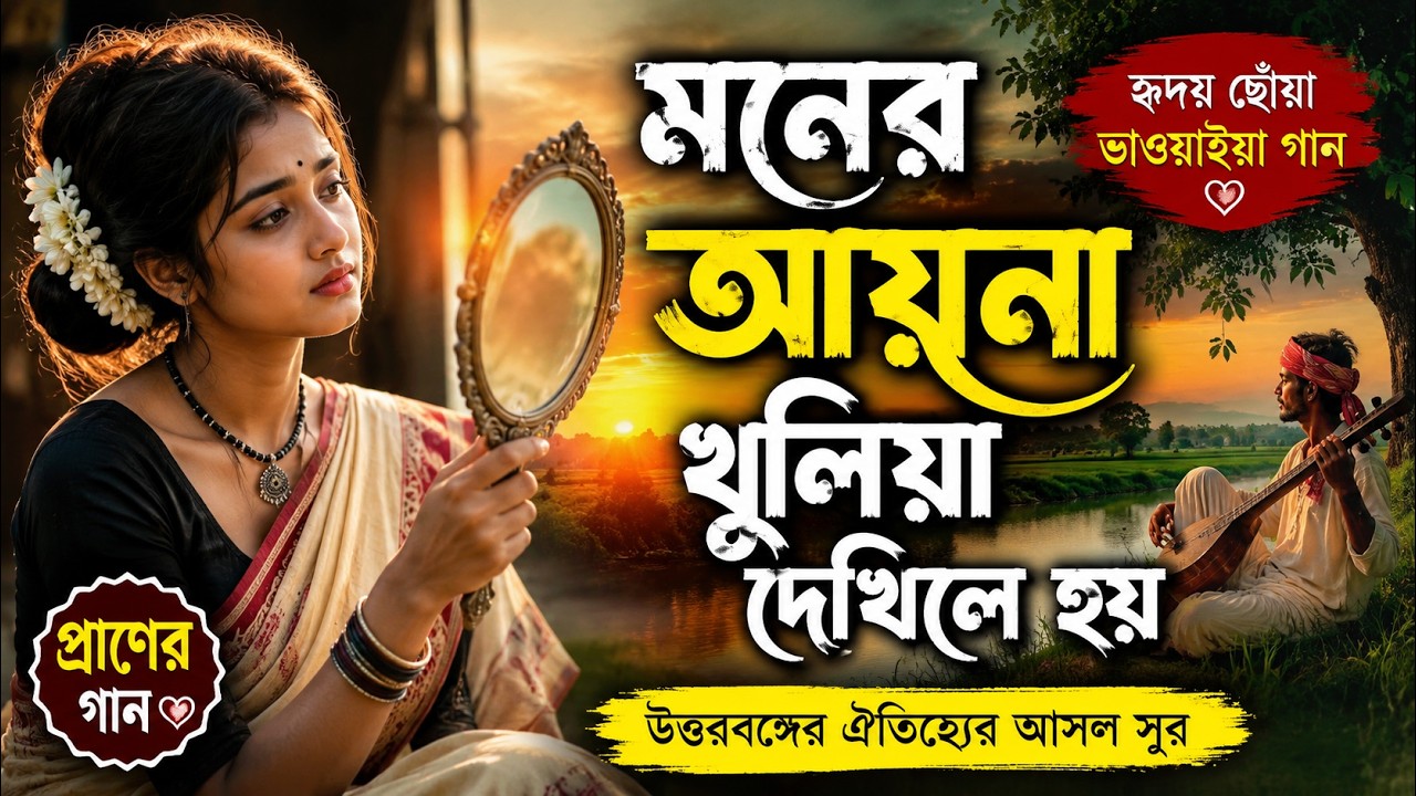 মনের আয়না খুলিয়া দেখিলে হয় | ভাওয়াইয়া গান | Moner Ayna Khuliya Dekhile Hoy | Bengali Folk Song