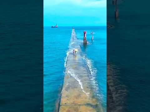 Ram Setu Dhanushkodi,Rameshwaram #ramsetu #dhanushkodi #hindustanimusafir