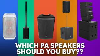 Which PA Speaker Is Right for You? Beginner to Pro PA Buying Guide ft. JBL