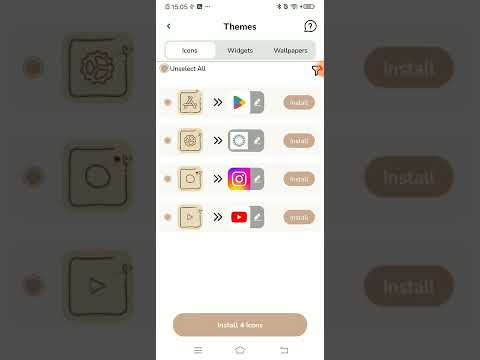 How to for setting up shortcuts for the main screen