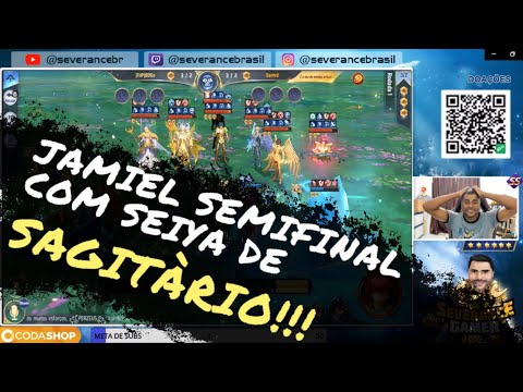 SEMIFINAL CAMPEONATO JAMIEL - DANTE NA JOGADA - Saint Seiya Awakening
