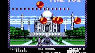 [AMSTRAD GX4000] Pang - Longplay (Part 2 : Levels 6-10)