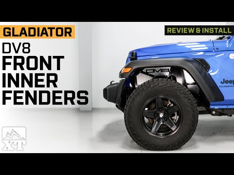 Jeep Gladiator JT DV8 Offroad Front Aluminum Inner Fenders Review & Install