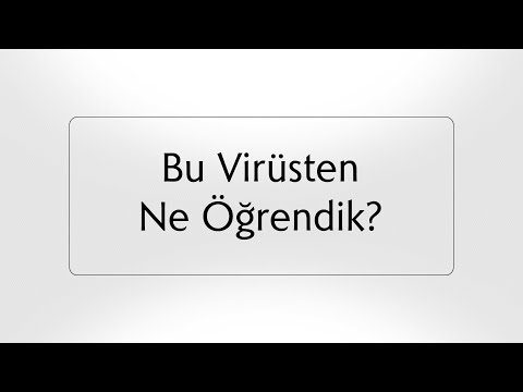 Bu Virüsten Ne Öğrendik?