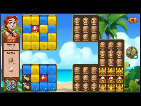 Lost Island Blast Adventure Level 1433 - NO BOOSTERS 🏝️ | SKILLGAMING ✔️