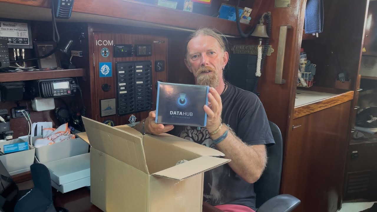 Fitting Predictwind DataHub on my Rival 41 sailboat 😊⛵️