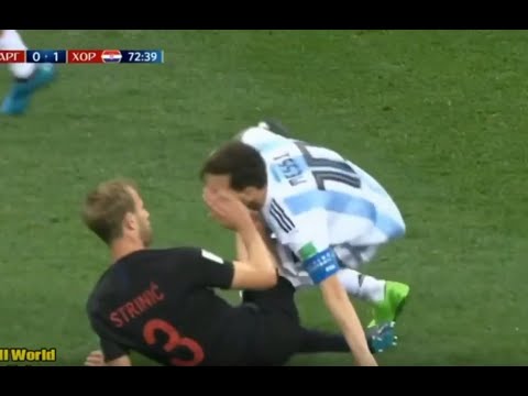 MESSI FIGHT WITH MANDZUKIC/STRINIC/ RAKITIC world cup 2018
