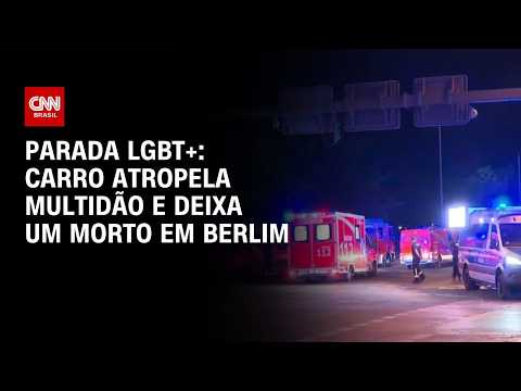 Parada LGBT+ de Berlim é cancelada após carro atingir multidão | CNN PRIME TIM