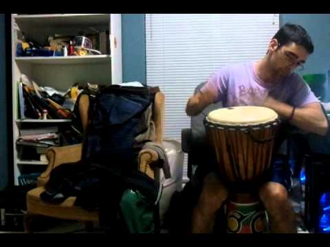 Me on djimbe and drbeke