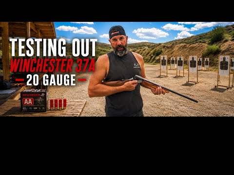 Testing a Vintage Winchester 37A 20 Gauge at the Range!!! #outdooradventure #vintage 