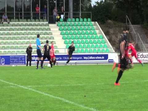 Fussball A Jugend SV Weingarten gegen SV Zimmern 13 9 2015