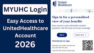 MYUHC Login 2026 – Easy Access to Your UnitedHealthcare Account