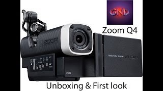 Video thumbnail for Unboxing and First Look at the Zoom Q4 Video Camera by GeekyNerdDad