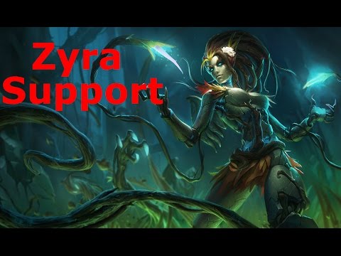 Season 6/Diamond, Zyra Support, Full Game Commentary!