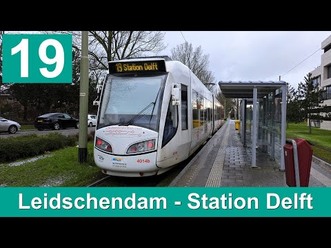 HTM lijn 19: Leidschendam - Delft Station | HTM 4014 | 2026
