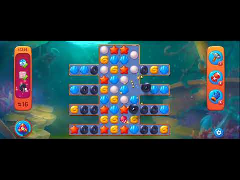 Fishdom Challenge Level 16224 (with timed boosters [Super Lightning]) @choraelmin