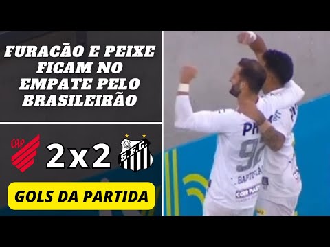 Athletico-PR 2 x 2 Santos | Gols da Partida | Brasileirão Série A